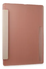 Uray store Samsung Galaxy Tab A9 Kılıf Kalemlikli Mars Tablet Kılıfı - Rose Gold - Görsel 2