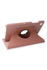 Uray store Samsung Galaxy X200 Tab A8 10.5 Kılıf 360 Tablet Deri Kılıf - Rose Gold