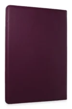 Uray store Samsung Galaxy X610 Tab S9 FE Plus 12.4 Kılıf 360 Tablet Deri Kılıf - Mürdüm - Görsel 3