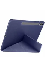 Uray store Samsung Galaxy X610 Tab S9 FE Plus 12.4 Kılıf Kalemlikli Mars Tablet Kılıfı - Lacivert - Görsel 2