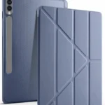 Uray store Samsung Galaxy X610 Tab S9 FE Plus 12.4 Kılıf Kalemlikli Mars Tablet Kılıfı - Lavender