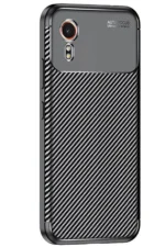Uray store Samsung Galaxy XCover 7 Kılıf Auto Focus Karbon Kapak - Siyah - Görsel 2