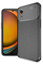 Uray store Samsung Galaxy XCover 7 Kılıf Auto Focus Karbon Kapak - Siyah
