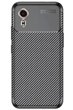 Uray store Samsung Galaxy XCover 7 Kılıf Auto Focus Karbon Kapak - Siyah - Görsel 3