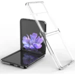 Uray store Samsung Galaxy Z Flip 3 Kılıf Fold TPU Silikon - Şeffaf