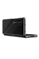 Uray store Samsung Galaxy Z Fold 4 Kılıf Fold Element Kapak - Siyah - Görsel 2