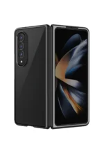 Uray store Samsung Galaxy Z Fold 4 Kılıf Fold Element Kapak - Siyah