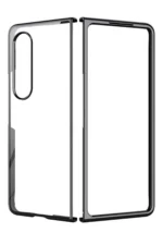 Uray store Samsung Galaxy Z Fold 4 Kılıf Fold Element Kapak - Siyah - Görsel 3