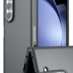 Uray store Samsung Galaxy Z Fold 5 Kılıf Blur Fold Kapak - Mat Siyah