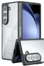 Uray store Samsung Galaxy Z Fold 5 Kılıf Blur Fold Kapak - Siyah