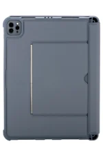 Uray store Apple T5504D iPad Pro 11 (2024) Kılıf Palermo Ledli Klavyeli Standlı Tablet Kılıfı - Siyah - Görsel 3