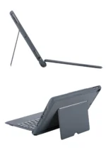 Uray store Apple T5506D iPad 10.2 (9.Nesil) Kılıf Palermo Ledli Klavyeli Standlı Tablet Kılıfı - Siyah - Görsel 4