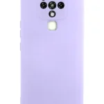 Uray store Tecno Camon 16 Kılıf Nano içi Kadife Silikon - Lila