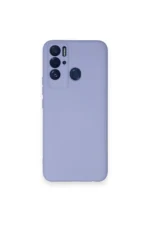 Uray store Tecno Pova Neo Kılıf Nano içi Kadife Silikon - Lila - Görsel 3