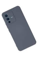 Uray store Vivo V23 5G Kılıf Nano içi Kadife Silikon - Gri - Görsel 2