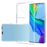 Uray store Vivo V29 Lite Kılıf Lüx Şeffaf Silikon