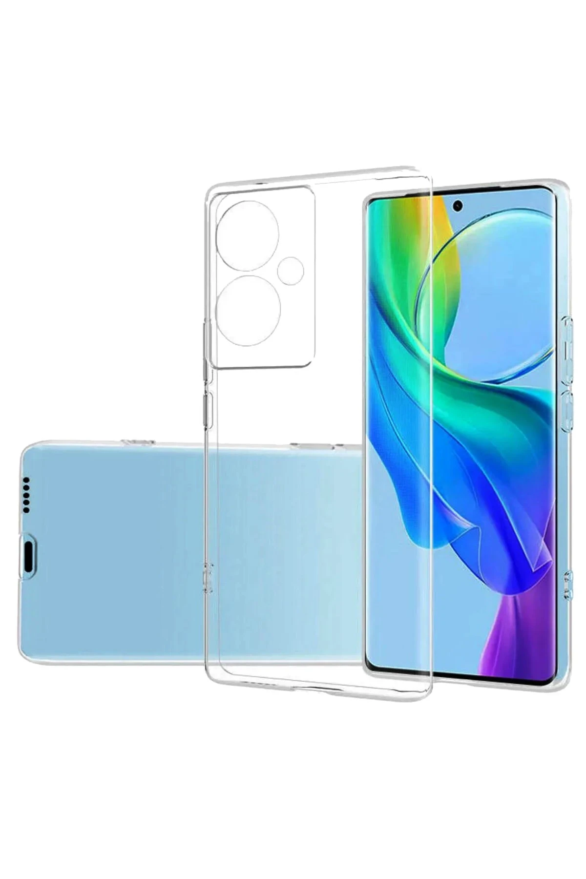 newface-vivo-v29-lite-kilif-lux-seffaf-silikon-default Uray store Vivo V29 Lite Kılıf Lüx Şeffaf Silikon - Görsel 1