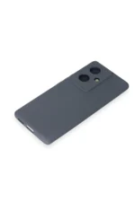 Uray store Vivo V29 Lite Kılıf Nano içi Kadife Silikon - Gri - Görsel 4