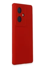 Uray store Vivo V29 Lite Kılıf Nano içi Kadife Silikon - Kırmızı - Görsel 2