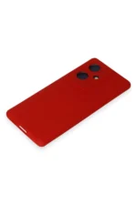 Uray store Vivo V29 Lite Kılıf Nano içi Kadife Silikon - Kırmızı - Görsel 4