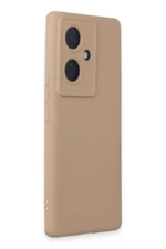 Uray store Vivo V29 Lite Kılıf Nano içi Kadife Silikon - Pudra - Görsel 2