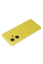 Uray store Vivo V29 Lite Kılıf Nano içi Kadife Silikon - Sarı - Görsel 3