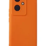 Uray store Vivo V29 Lite Kılıf Nano içi Kadife Silikon - Turuncu