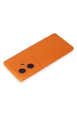 Uray store Vivo V29 Lite Kılıf Nano içi Kadife Silikon - Turuncu - Görsel 3