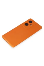 Uray store Vivo V29 Lite Kılıf Nano içi Kadife Silikon - Turuncu - Görsel 4