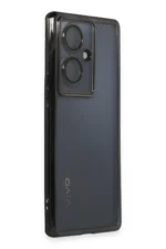 Uray store Vivo V29 Lite Kılıf Razer Lensli Silikon - Siyah - Görsel 2