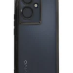 Uray store Vivo V29 Lite Kılıf Razer Lensli Silikon - Siyah