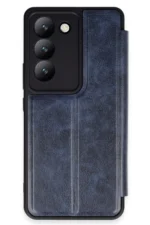 Uray store Vivo V30 Lite 4G Kılıf Flip Cover - Lacivert