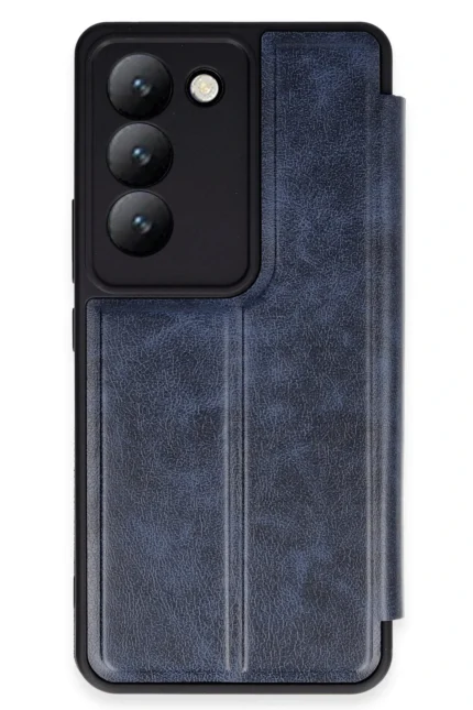 Uray store Vivo V30 Lite 4G Kılıf Flip Cover - Lacivert