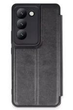 Uray store Vivo V30 Lite 4G Kılıf Flip Cover - Siyah