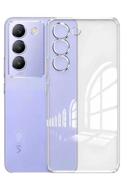Uray store Vivo V30 Lite 4G Kılıf Lüx Şeffaf Silikon