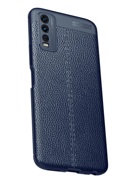Uray store Vivo Y11S Kılıf Auto Focus Kapak - Lacivert