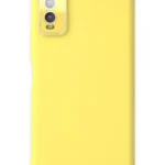 Uray store Vivo Y11S Kılıf Lansman Glass Kapak - Sarı