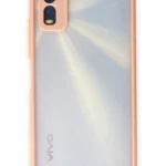 Uray store Vivo Y11S Kılıf Montreal Silikon Kapak - Pembe