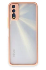 Uray store Vivo Y11S Kılıf Montreal Silikon Kapak - Pembe