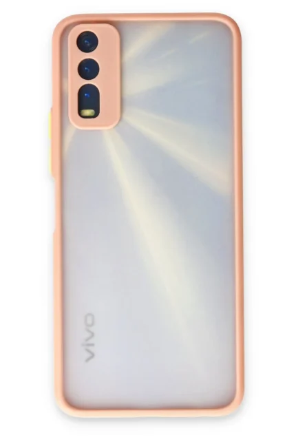 Uray store Vivo Y11S Kılıf Montreal Silikon Kapak - Pembe