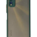 Uray store Vivo Y11S Kılıf Montreal Silikon Kapak - Yeşil