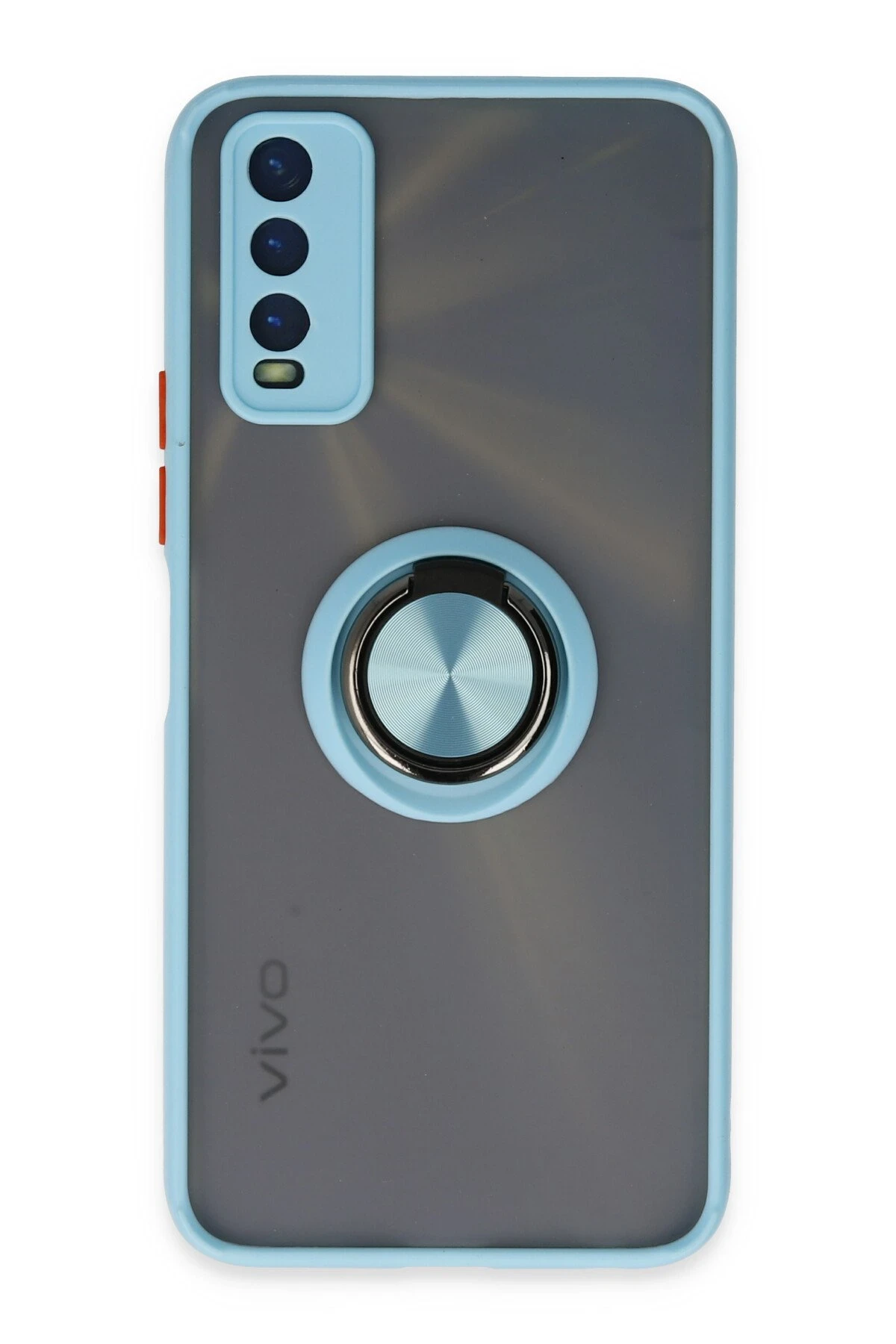 newface-vivo-y11s-kilif-montreal-yuzuklu-silikon-kapak-buz-mavi-default Uray store Vivo Y11S Kılıf Montreal Yüzüklü Silikon Kapak - Buz Mavi - Görsel 1
