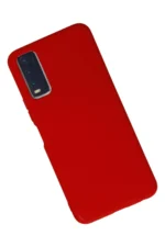 Uray store Vivo Y11S Kılıf Nano içi Kadife Silikon - Kırmızı - Görsel 2