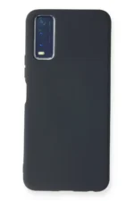 Uray store Vivo Y11S Kılıf Nano içi Kadife Silikon - Lacivert