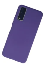 Uray store Vivo Y11S Kılıf Nano içi Kadife Silikon - Mor - Görsel 2
