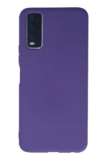 Uray store Vivo Y11S Kılıf Nano içi Kadife Silikon - Mor