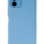 Uray store Vivo Y15S Kılıf Lansman Glass Kapak - Mavi
