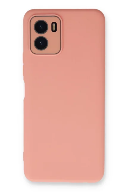 Uray store Vivo Y15S Kılıf Lansman Glass Kapak - Pembe