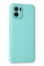 Uray store Vivo Y15S Kılıf Lansman Glass Kapak - Turkuaz - Görsel 2