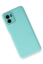Uray store Vivo Y15S Kılıf Lansman Glass Kapak - Turkuaz - Görsel 3